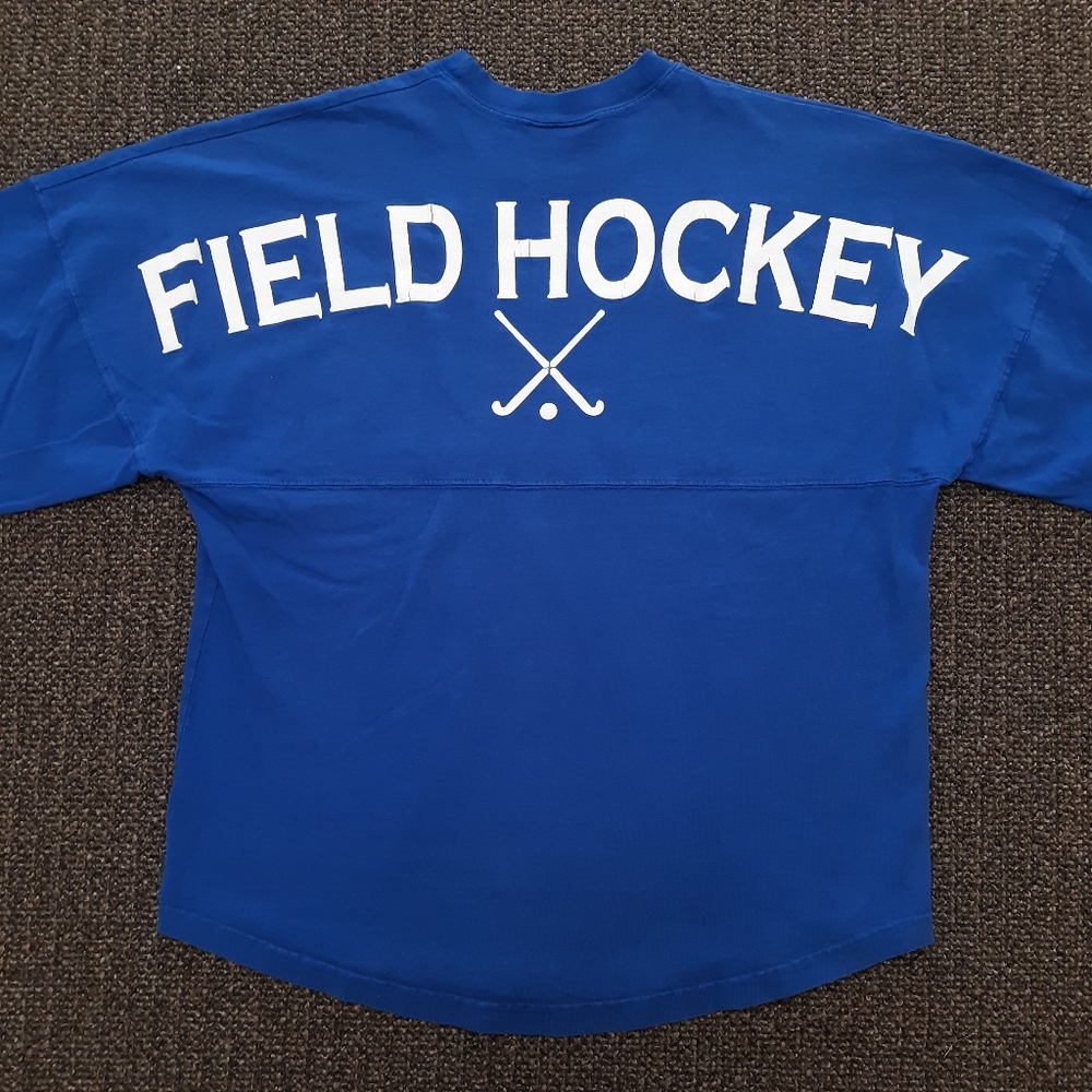 Spirit Field Hockey Shirt Size Medium Blue